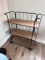 Stoere Industriële Bakkerskast / Keukentrolley op wielen, Ophalen, Gebruikt