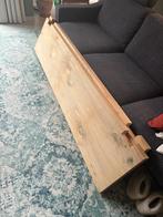 Eiken tafelblad (90x200 cm), Doe-het-zelf en Verbouw, Hout en Planken, Ophalen, 25 tot 50 mm, Eiken, Zo goed als nieuw