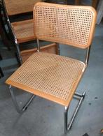 3 Marcel Breuer (stijl) cesca stoelen (made in Italy)., Ophalen, Gebruikt, Bb, Bb