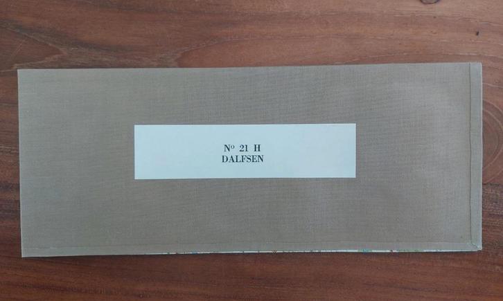 21H stafkaart uit 1964 Dalfsen Kasteel Rechteren Oudleusen, Boeken, Atlassen en Landkaarten, Zo goed als nieuw, Landkaart, Nederland