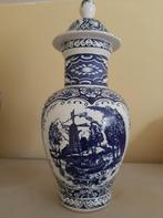 Delfs blauwe dekselvaas, Antiek en Kunst, Ophalen