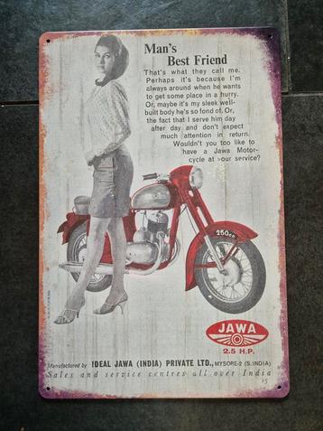 Jawa reclamebord beschikbaar voor biedingen
