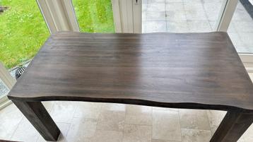 Massief eiken eettafel 6-pers (180x90) beschikbaar voor biedingen
