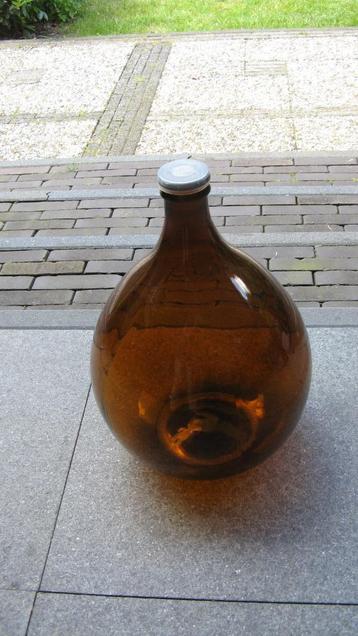 mooie oude wijnfles 48cm beschikbaar voor biedingen