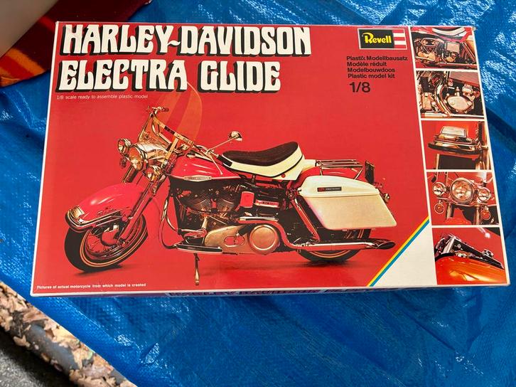 Revell Harley 1:8 Davidson Electra Glide Modelbouwdoos nieuw, Hobby en Vrije tijd, Modelbouw | Auto's en Voertuigen, Nieuw, Overige typen