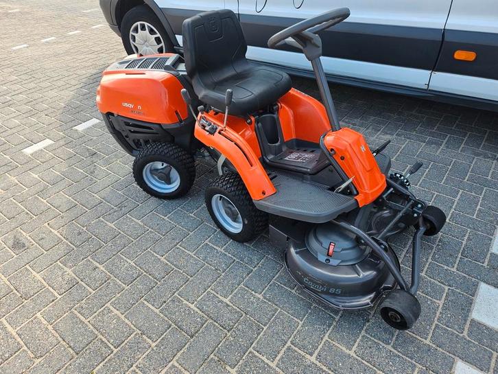 Zitmaaier  frontmaaier  grasmaaier  mulch hydro, Tuin en Terras, Grasmaaiers, Zo goed als nieuw, 50 cm of meer, Kooimesmaaier