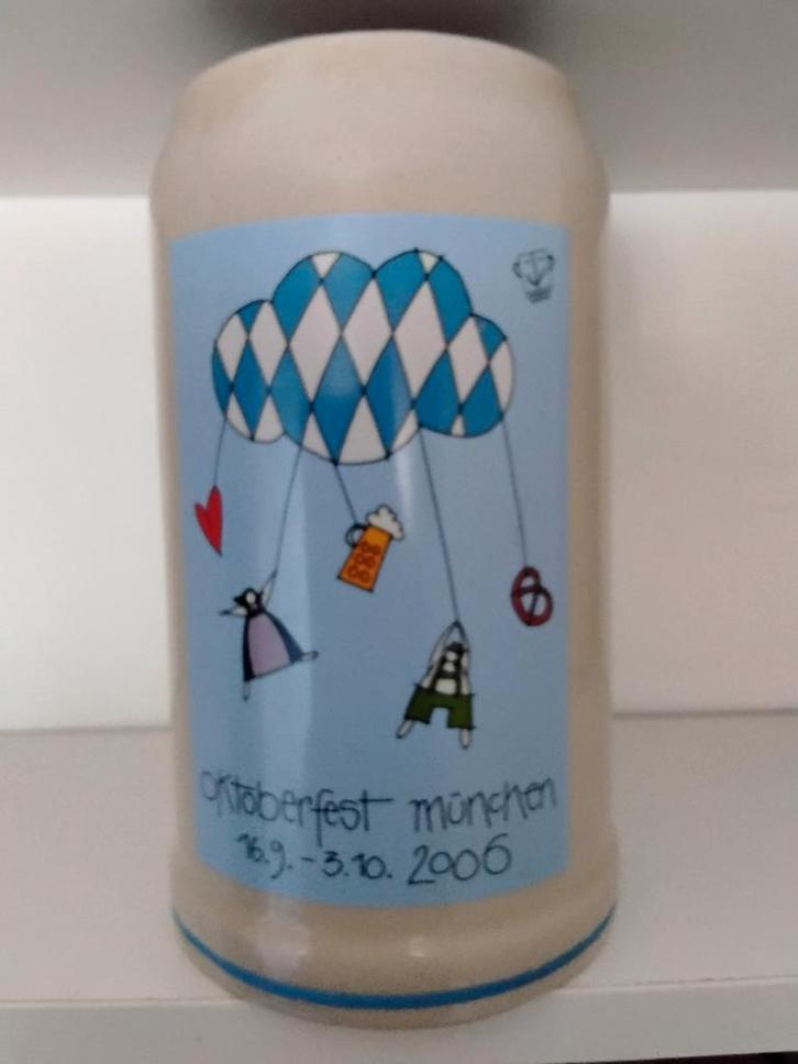 Oktoberfest München Bierpul - 2006, Antiek en Kunst, Antiek | Keramiek en Aardewerk, Ophalen of Verzenden