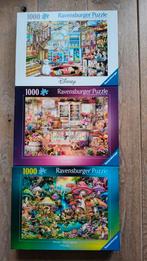 Ravensburger puzzel 3 stuks 20 euro ., Ophalen of Verzenden, 500 t/m 1500 stukjes, Zo goed als nieuw