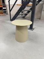 Hubsch metalen bijzettafel zand, Ophalen of Verzenden, Nieuw, Rond, Minder dan 50 cm