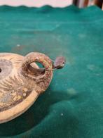 olielamp grieks beschilderd jaren 60, Ophalen of Verzenden, 'T Olde Gre-j, Info@toldegrej.nl, Endepoelstraat 20f Didam