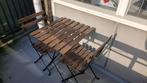 leuke tuinset, Tuin en Terras, Tuinsets en Loungesets, Ophalen, Gebruikt, Hout, 2 zitplaatsen