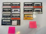 Partij 13x hoge kwaliteit data cassettes (8 gebruikt, 5 new), Cd's en Dvd's, Cassettebandjes, 2 t/m 25 bandjes, Gebruikt, Ophalen