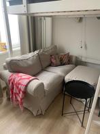 IKEA bank Ektorp met hocker nog geen jaar oud, Ophalen, Tweepersoons, 75 tot 100 cm, Zo goed als nieuw