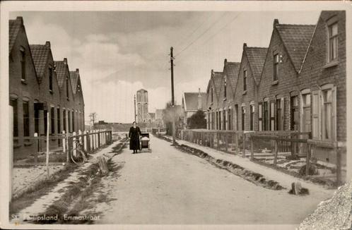 St. Philipsland - Emmastraat 1, Verzamelen, Ansichtkaarten | Nederland, Ongelopen, Zeeland, 1940 tot 1960, Ophalen of Verzenden