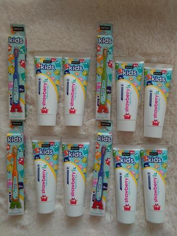 8x Sence kinder tandpasta + 4x Sence kids tandenborstel beschikbaar voor biedingen