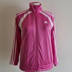 Cute roze Adidas 3 stripes trainingsjack mt XS 34, Overige typen, Ophalen of Verzenden, Zo goed als nieuw, Roze