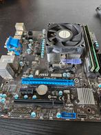 MSI A78M-E35 moederbord met CPU, Computers en Software, Ophalen of Verzenden, Gebruikt, DDR3