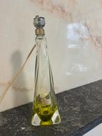Val Saint Lambert Lamp - Groen/Geel, Ophalen of Verzenden, Gebruikt, Glas, Minder dan 100 cm