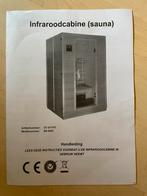 Infrarood sauna voor 2 personen., Ophalen, Zo goed als nieuw, Complete sauna