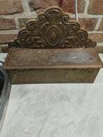 Antieke Koperen kammenbak met Ornamenten, Ophalen of Verzenden, Koper