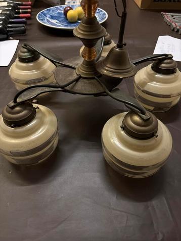 Vintage Art Deco Plafondlamp beschikbaar voor biedingen