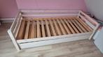 Eenpersoonsbed 90x200 met onderbed 90x190, Ophalen, 90 cm, Eenpersoons, Wit