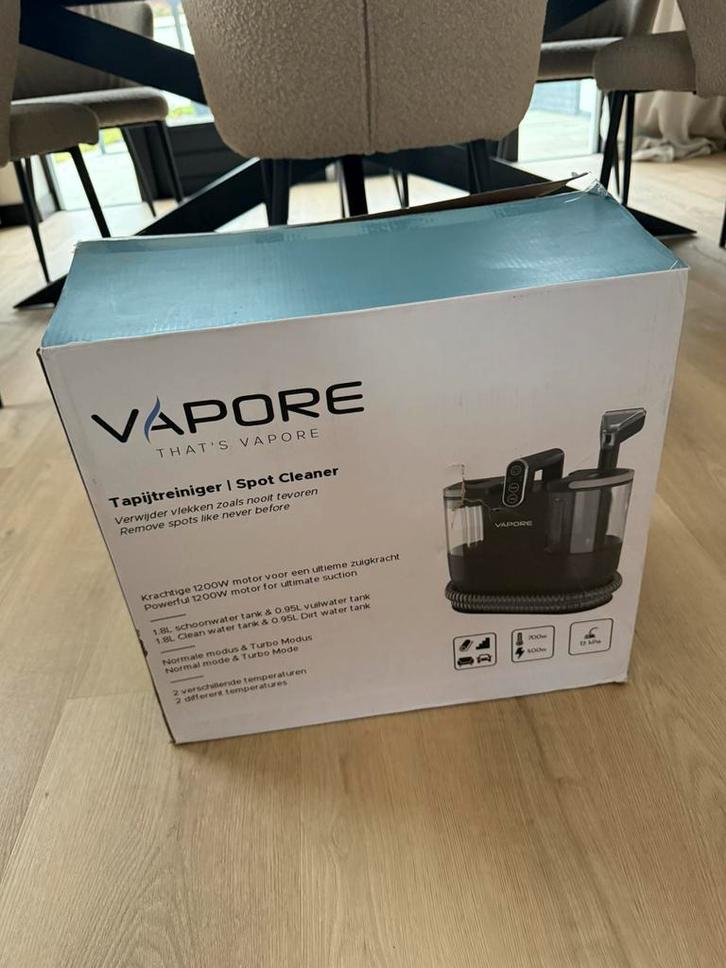 Vapore tapijtreiniger, 1 keer gebruikt, Doe-het-zelf en Verbouw, Reinigingsmachines, Zo goed als nieuw, Overige typen, Ophalen