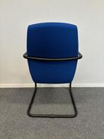 Vergaderstoelen Uni Sitland blauw (jong gebruikt!) circa 60, Gebruikt, Blauw, Ophalen of Verzenden, Metaal