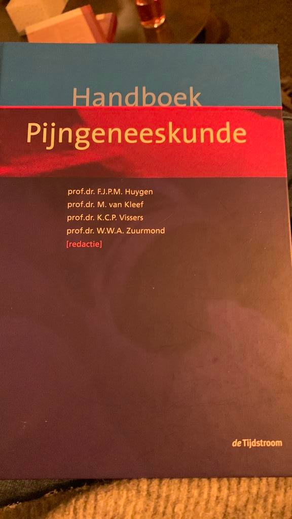 Handboek pijngeneeskunde, Boeken, Ophalen of Verzenden, Zo goed als nieuw