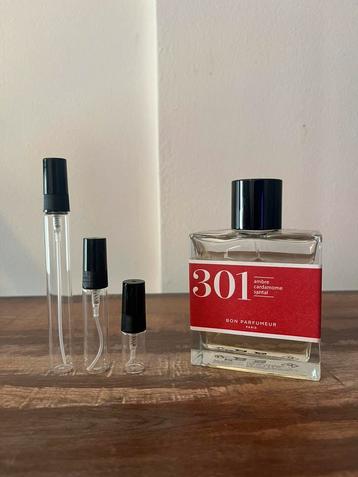 Bon Parfumeur 301 Samples beschikbaar voor biedingen