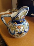 Aardewerk pot-Mooi beschilderd   afhalen of verzenden, Ophalen