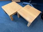 Eiken tafel set 50x50cm (30cm hoog), Huis en Inrichting, Tafels | Bijzettafels, Ophalen, Minder dan 45 cm, Minder dan 55 cm, Gebruikt