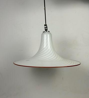 Vintage Italiaanse glazen hanglamp Venice glas beschikbaar voor biedingen