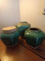 3 Chinese Gemberpotten - Shiwan aardewerk 1920 -1950, Ophalen of Verzenden