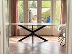 Matrixpoot zwart, Ophalen, Tafelpoot, 100 tot 150 cm, 50 tot 100 cm