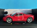 FERRARI 458 ITALIA 1:18 HOT WHEELS ELITE, Ophalen of Verzenden, Zo goed als nieuw, Auto, Hot Wheels