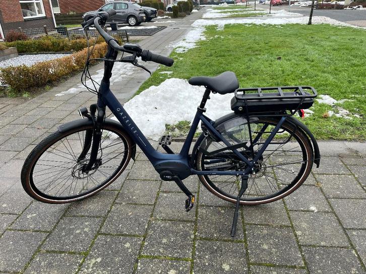 Zo goed als nw gazelle orange c8 2025, Fietsen en Brommers, Elektrische fietsen, Zo goed als nieuw, Gazelle, 47 tot 51 cm, 50 km per accu of meer