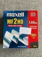 Maxell Disk 1.44MB 3.5" mF2HD Form 10Pk, Computers en Software, Ophalen of Verzenden, Nieuw, Overige typen, Maxell