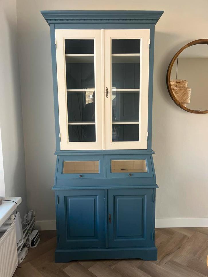 Buffetkast/Koffiekast Landelijke Stijl - 215cm hoog, Antiek en Kunst, Antiek | Meubels | Kasten, Ophalen