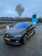 Volkswagen Polo 1.0 TSI 95pk 2018 Zwart, Auto's, Voorwielaandrijving, Euro 5, 40 €/maand, Zwart
