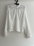 Blouse wit broderie Nikkie maat 42, Kleding | Dames, Blouses en Tunieken, Wit, Maat 42/44 (L), Ophalen of Verzenden, Zo goed als nieuw