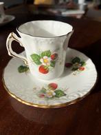 Hammersley Kop en Schotel - Aardbeien Design, Ophalen of Verzenden, Zo goed als nieuw, Overige stijlen, Kop(pen) en/of Schotel(s)