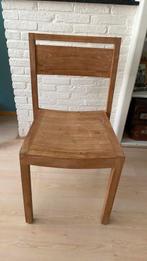 Mooie teakhouten stoelen, Ophalen, Zo goed als nieuw, Bruin, Twee