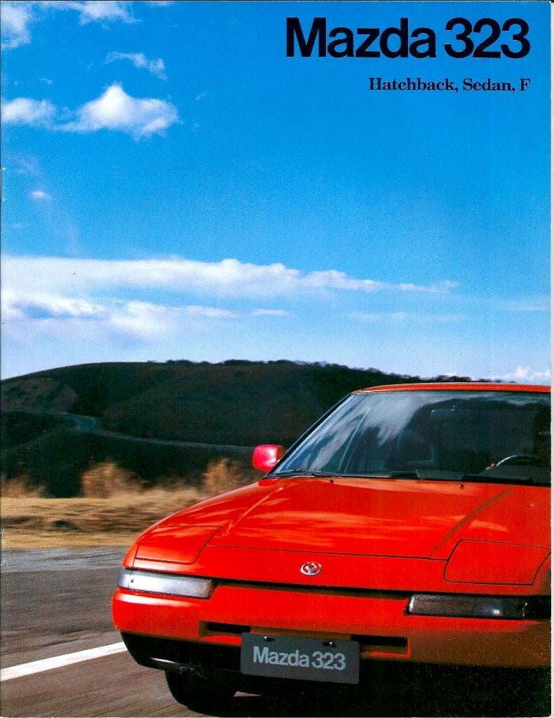 Brochure Mazda 323 1993, Ophalen of Verzenden, Gelezen, Mazda