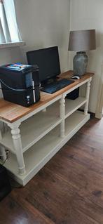 Sidetable landelijke stijl, Ophalen, Zo goed als nieuw, 25 tot 50 cm, Rechthoekig