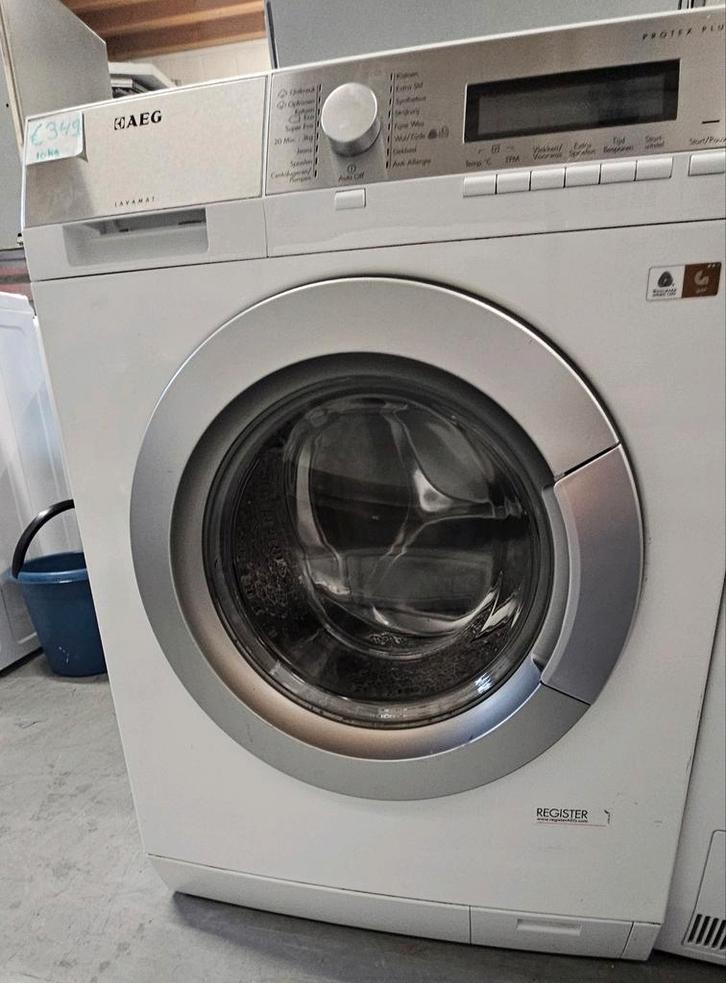 AEG wasmachine 10 kilo, Witgoed en Apparatuur, Wasmachines, Gebruikt, Voorlader, 10 kg of meer, 85 tot 90 cm, 1200 tot 1600 toeren