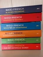 6 Nicci French - boeken, als nieuw, Ophalen of Verzenden, Nicci French, Zo goed als nieuw