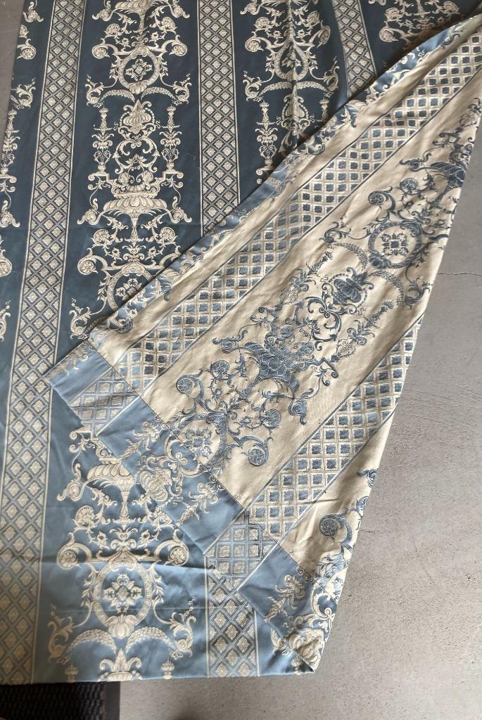 luxe gordijnen: vlinderplooi, haakjes en embrasses, Huis en Inrichting, Stoffering | Gordijnen en Lamellen, Zo goed als nieuw