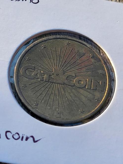 CatCoin Token - no cash value, Postzegels en Munten, Penningen en Medailles, Overige materialen, Ophalen of Verzenden