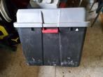 Kunststof containers    8 stuks, Doe-het-zelf en Verbouw, Kratten en Dozen, Ophalen, Gebruikt, 40 tot 60 cm, Bak of Kist